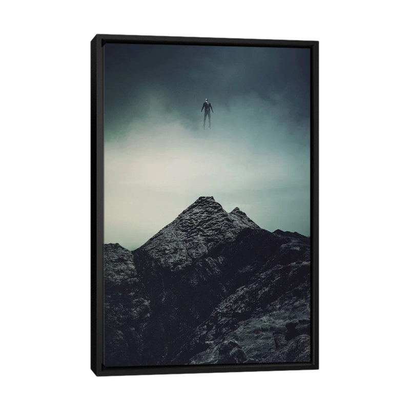 Escape by Rob Hakemo - Print on Canvas, 101.6 cm H x 66.04 cm W, Black Framed