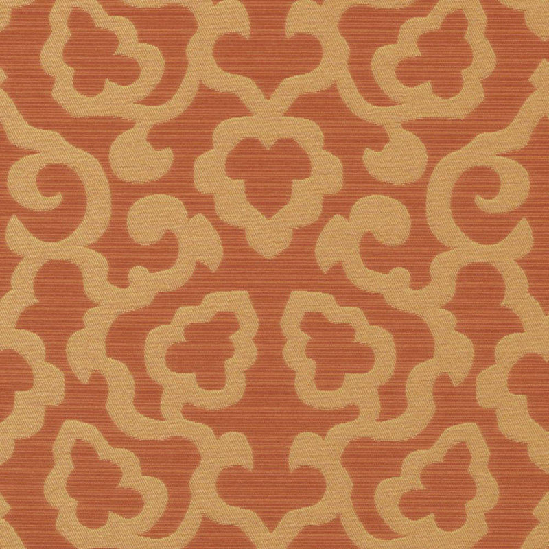 Crypton Woven Jacquards VIII Fabric, Papaya