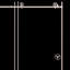 Porte de douche l 60 po x H 76 po en noir mat avec verre transparent - s'adapte aux aménagements de salle de bain, mouvement doux et silencieux, construction, nettoyage à sec
