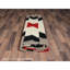9'1"x12' Ivory-Brown, Flat Weave, American Indian Southwest Geometric Design, Hand Woven, 100% Wool, Oriental Rug