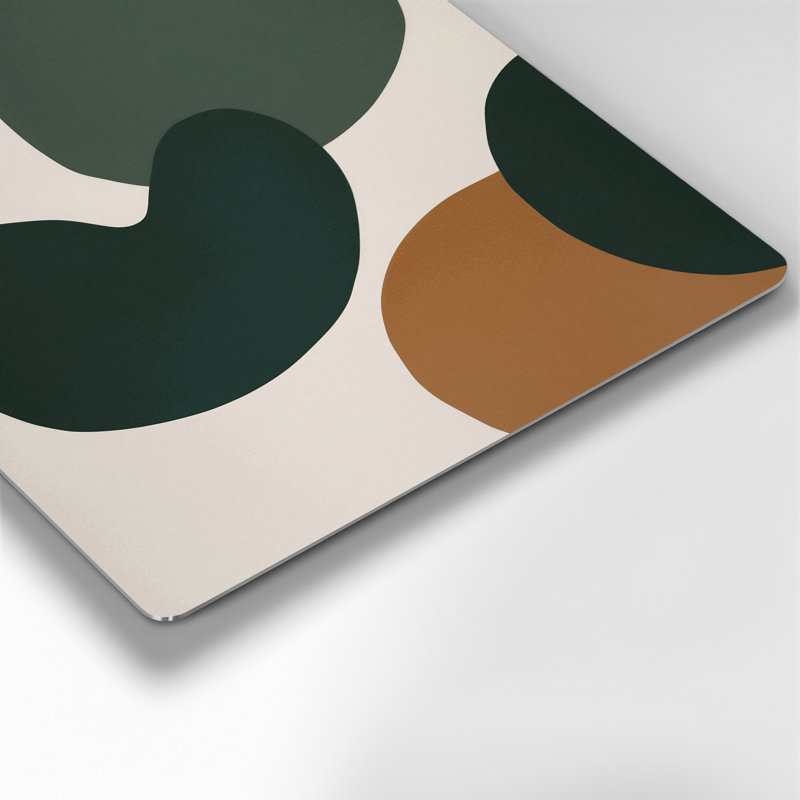 Minimalisme 54, art mural en métal beige, H 20 po x l 24 po