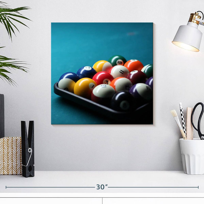 Boule de billard Senne, H 16 po x l 16 po