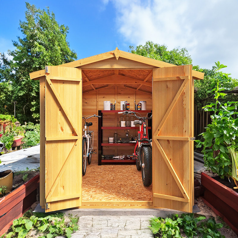 Garden Value 6 ft. W x 10 ft. D Overlap Garden Shed