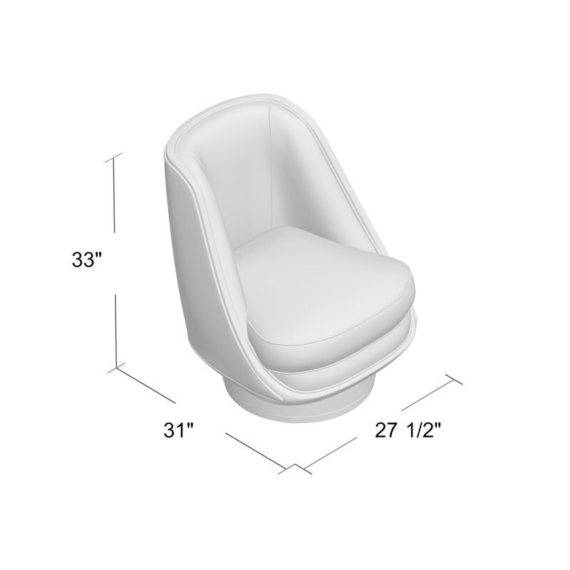 Caracole Upholstery Swivel Chair