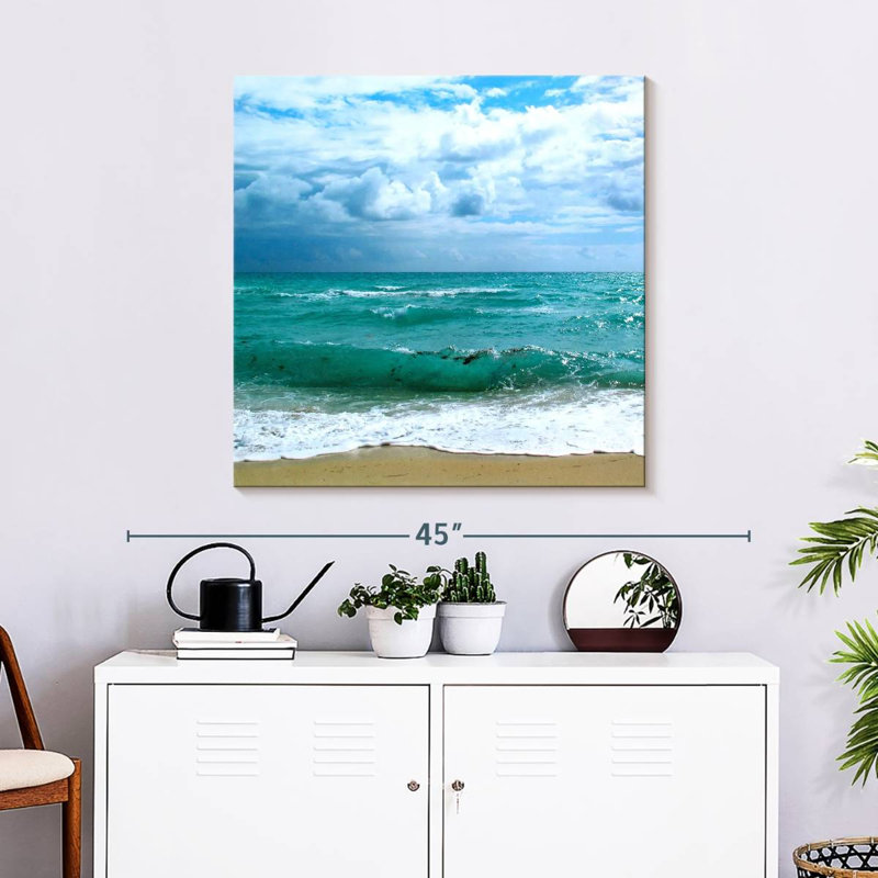 Gillard bleu sarcelle Surf II, H 30 po x l 30 po