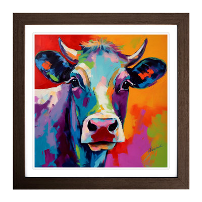 Cow Fauvism No.1 - Framed Print