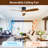 52-Inch Smart Ceiling Fan With Light And Remote,3 ABS Blades,18W Dimmable LED,With Energy-Saving&Reversible DC Motor,Ceiling Fan For Bedroom,Living Room,Kitchen,Etc