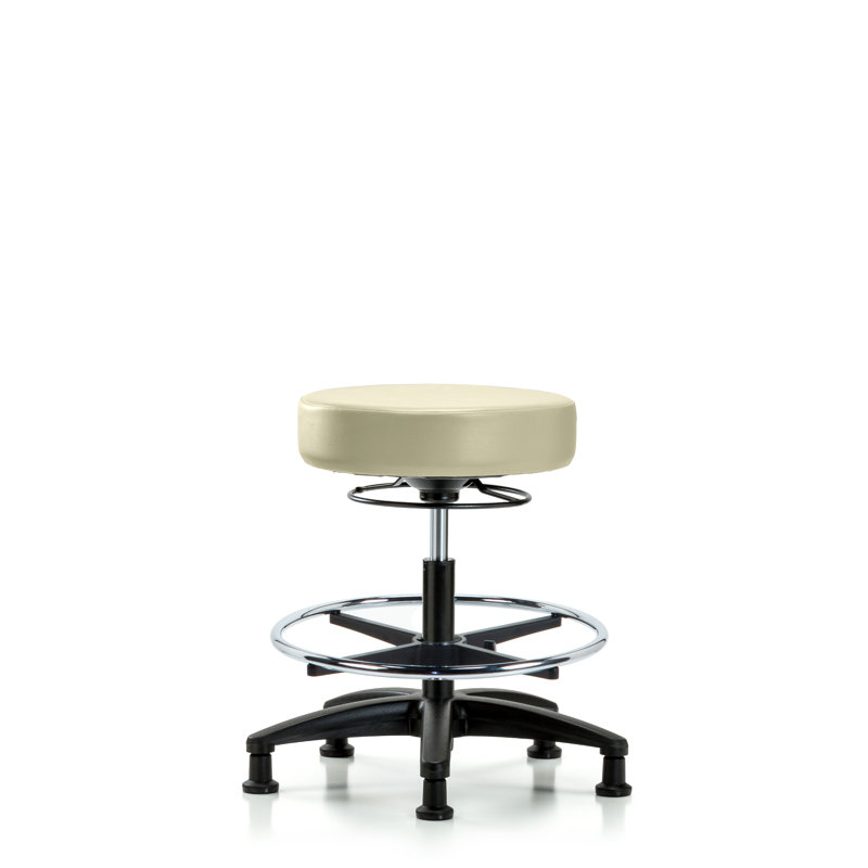 Tabouret de laboratoire Calliope, Adobe, Patins