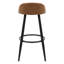 Ackeron Upholstered Counter Stool with Metal Frame-339416067