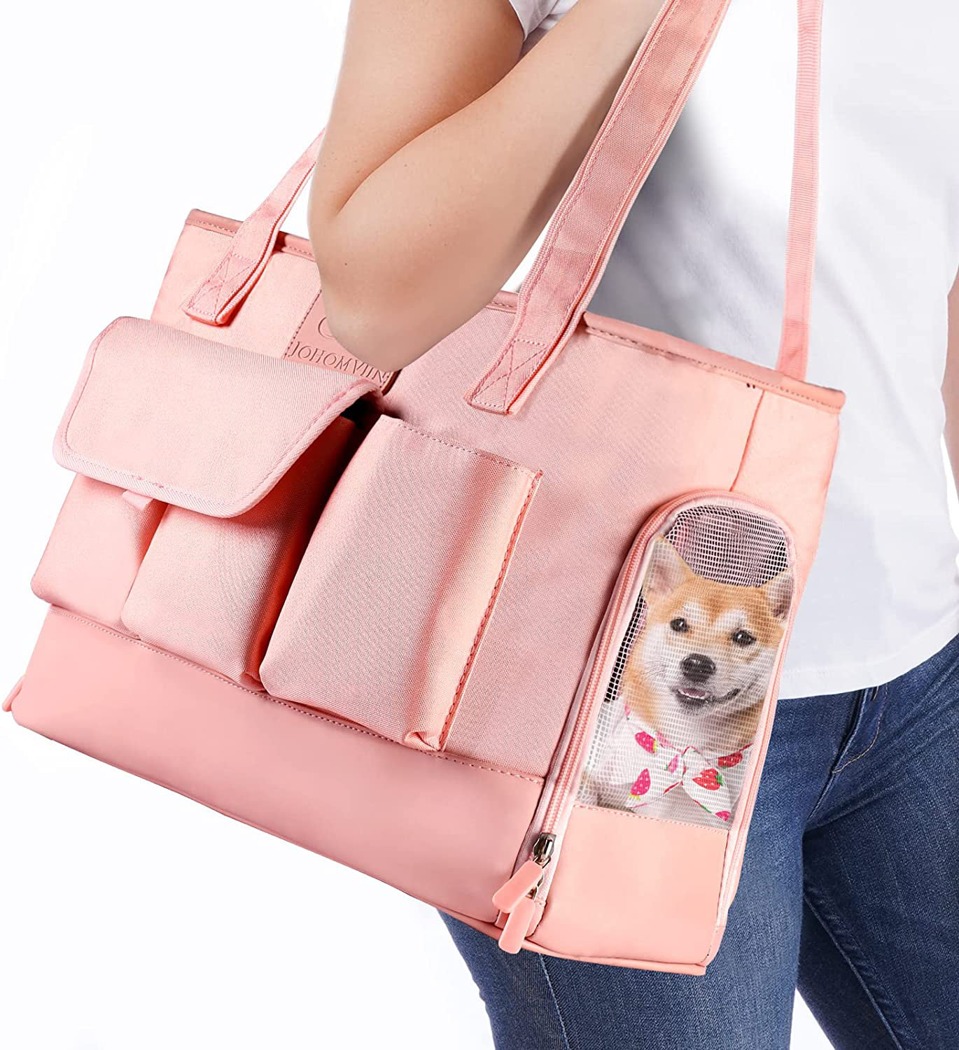 https://assets.wfcdn.com/im/02630289/compr-r85/2434/243422057/dog-backpack-cat-backpack-pet-backpack-foldable-waterproof-premium-pu-leather-oxford-cloth-dog-wallet-portable-handbag-suitable-for-small-and-medium-sized-dogs-pink.jpg