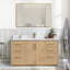 Meuble-lavabo simple 60 po avec plateau en pierre composite Cloverfield-93496120-93496121