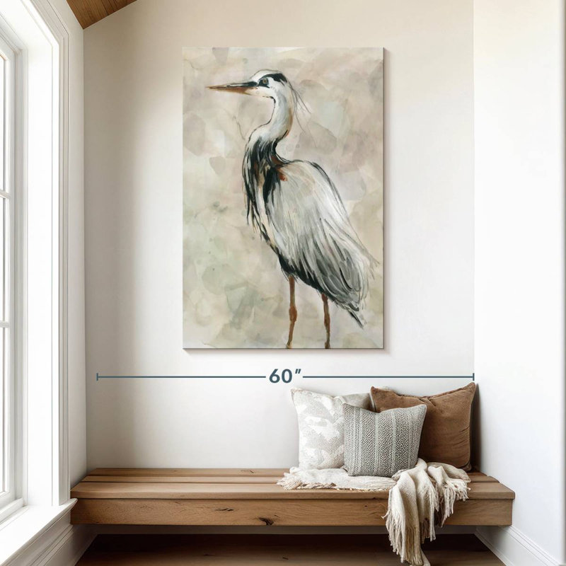 Brampt Crane At Dusk II, 48" H x 32" W