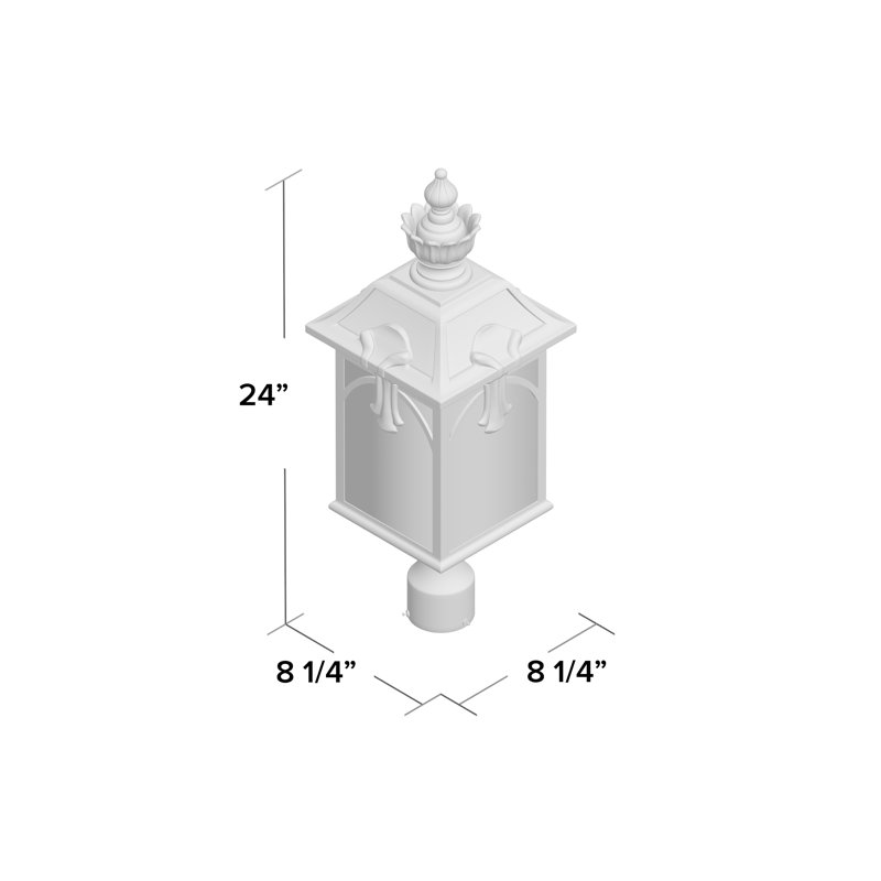 Applebaum Seeded Lantern Head, Black Coral