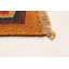Tapis brun clair / orange en laine fait à la main Adaleia