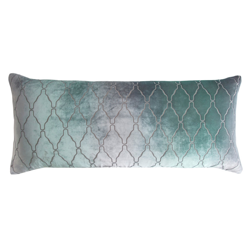 Velvet Lumbar Pillow, Jade