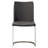 Chromium 18.1'' H Faux Leather Upholstered Metal Side Chair-824833081
