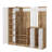 Modern Hall Stand, Atlantic Pine & White, 73.6 x 70.9 x 14.8 inches | 100% Melamine Coated Particle Board, Thickness: 0.7 inches | Stylish Storage Solution for Entryway, Durable & Elegant Design-1736224464