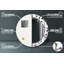 Huldar Glass Flat Wall Mirror