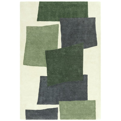 Mittie Abstract Recycled P.E.T Hand Woven Area Rug