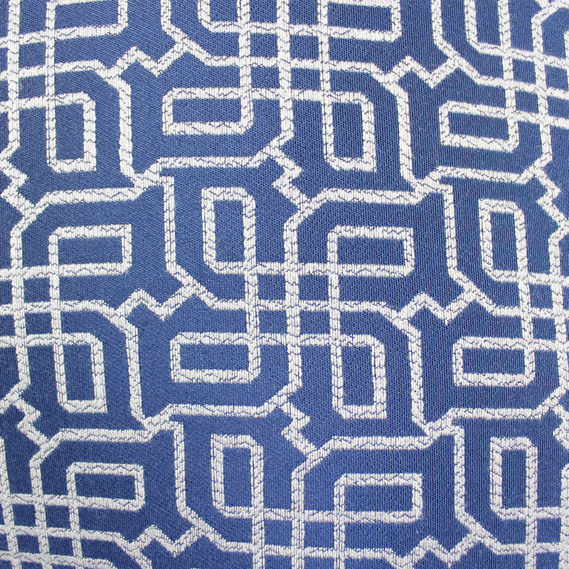 Geometric Reversible Throw Pillow, Blue