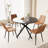 46.5" Wood Round Dining Table-1047603704