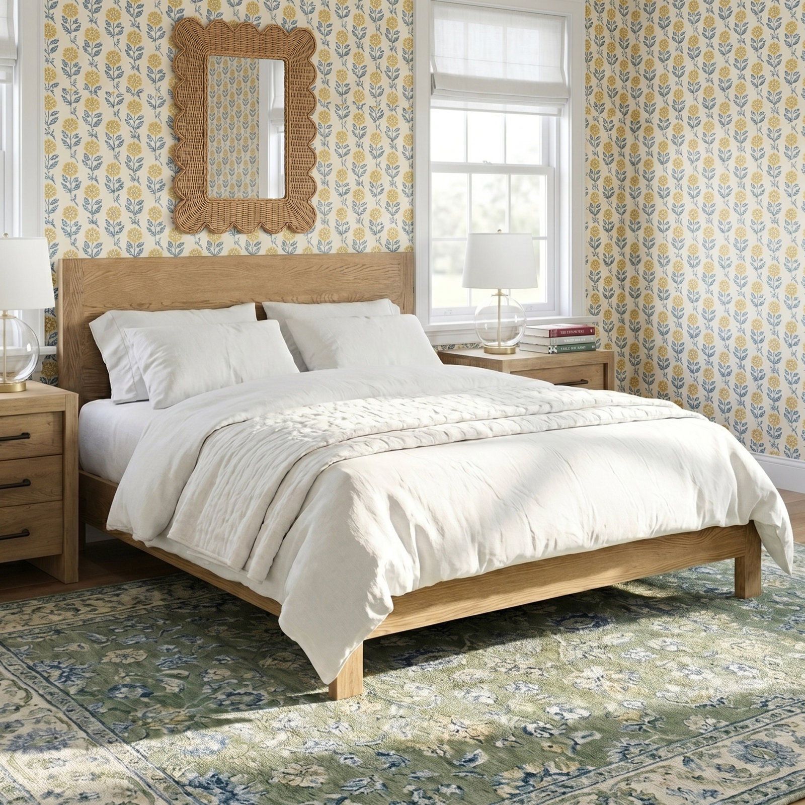 Jesse Solid Wood Bed, Queen