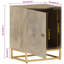 Nerstrand 40cm W Iron Bedside Table