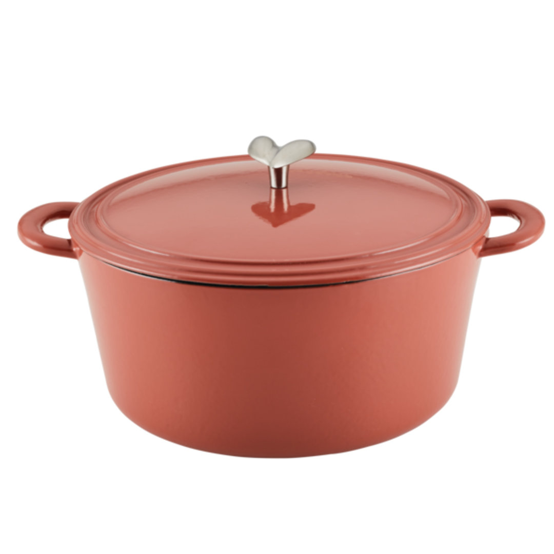 Ayesha Curry Enameled Cast Iron Induction Dutch Oven with Lid, 6 Quart Ayesha Curry 