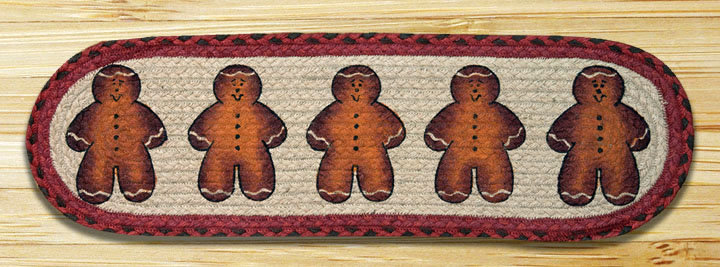  Tapis d'escalier ovale pour hommes 27 po x 8,25 po ST-OP-111 Gingerbread
