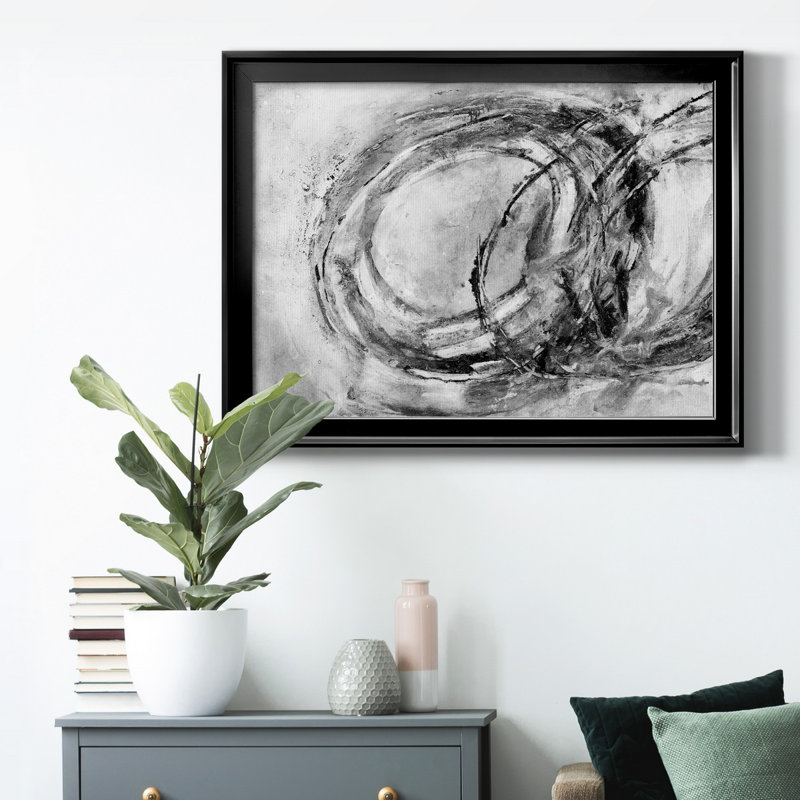 Plum Ridge II - peinture sur toile encadrée, Noir, H 18,5 po x l 24,5 po x P 1,5 po