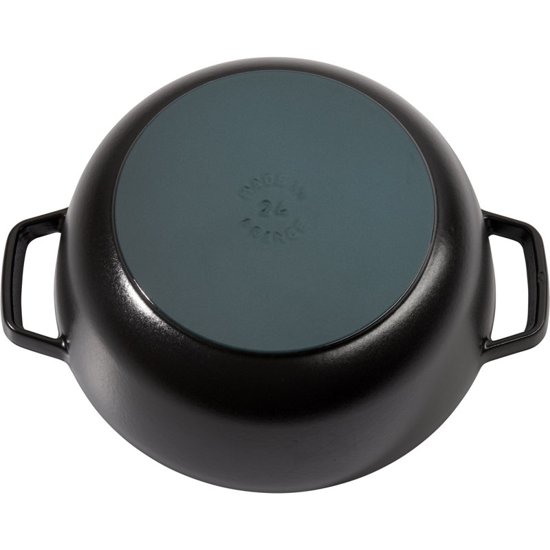 Cast Iron 3.8-qt Essential French Oven, Black Matte