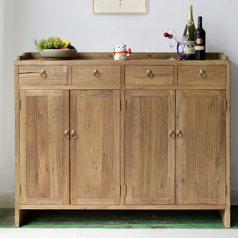 Large Capacity Elm Shoe Cabinet 24 Pair Shoe Storage Cabinet