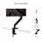 Fellowes Platinum Series Single Monitor Mount Stand