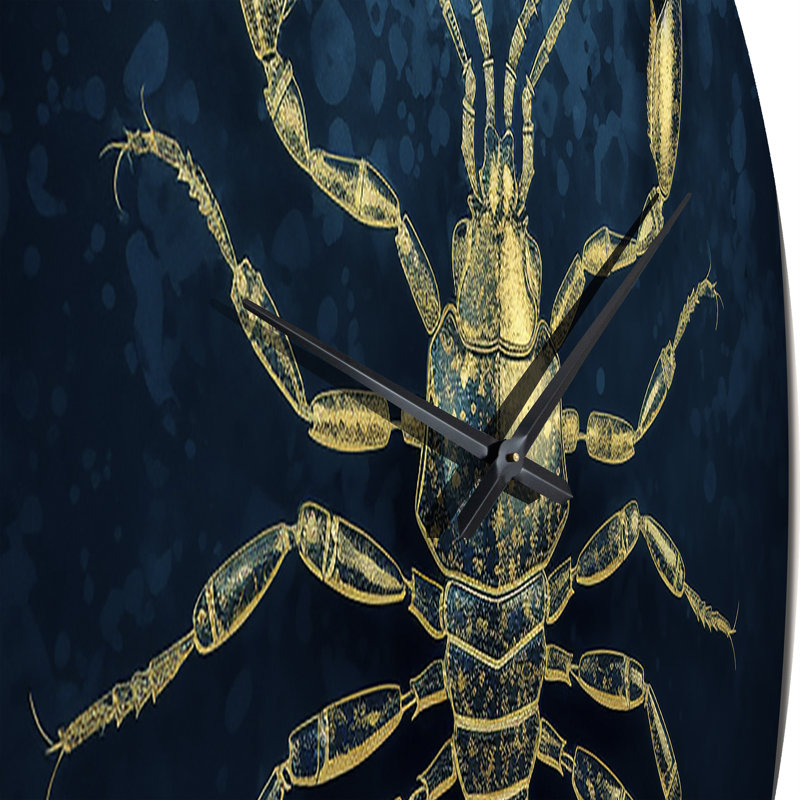 Horloge murale exquise Scorpion, Petit