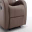 Fauteuil manuel moderne en similicuir avec fauteuil inclinable