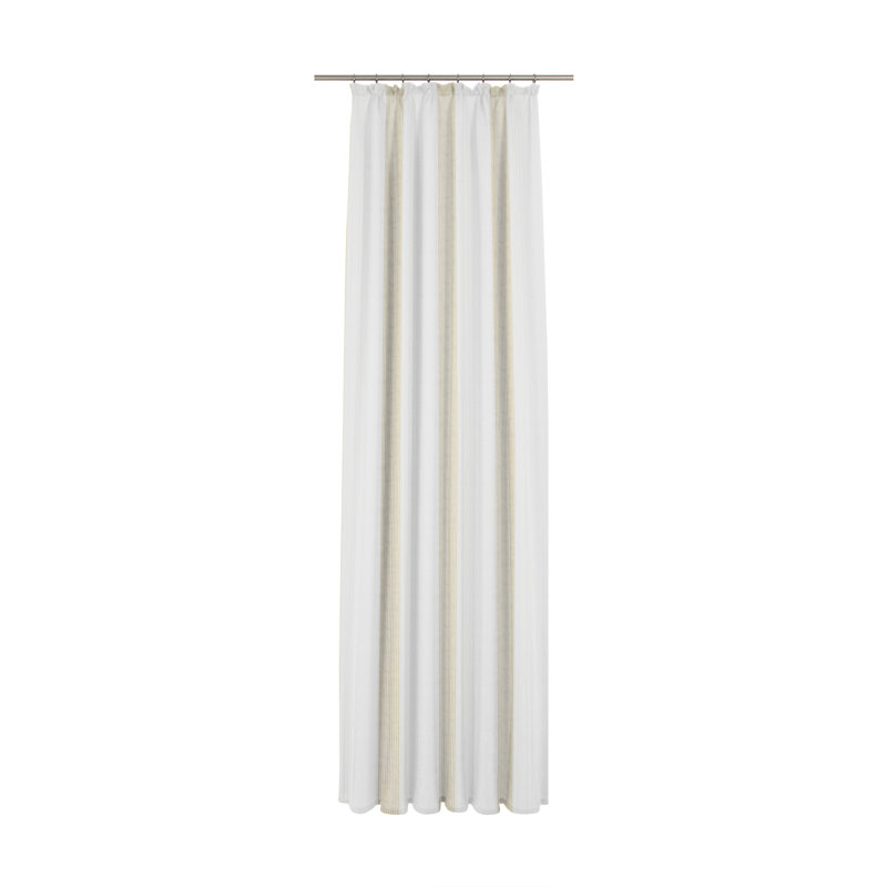 Halford Semi Sheer Curtain Single Panel, 750 W x 120 D cm