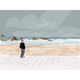 On The Beach At Biarritz by Deborah Blum