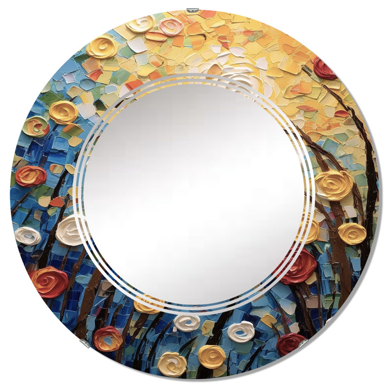 Miroir mural Zianya, 32 po x 32 po
