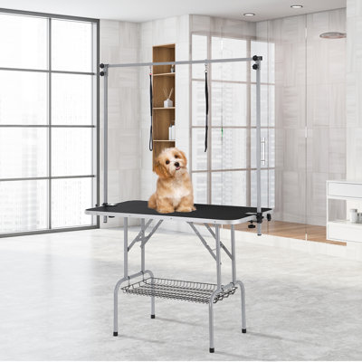 61cm D Steel Foldable Folding Grooming Table