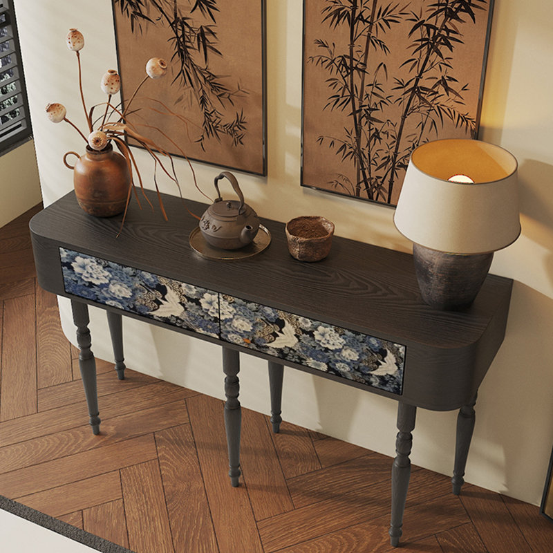 Console rétro multifonctionnelle élégante, 31.5" H x 62.99" W x 15.75" D