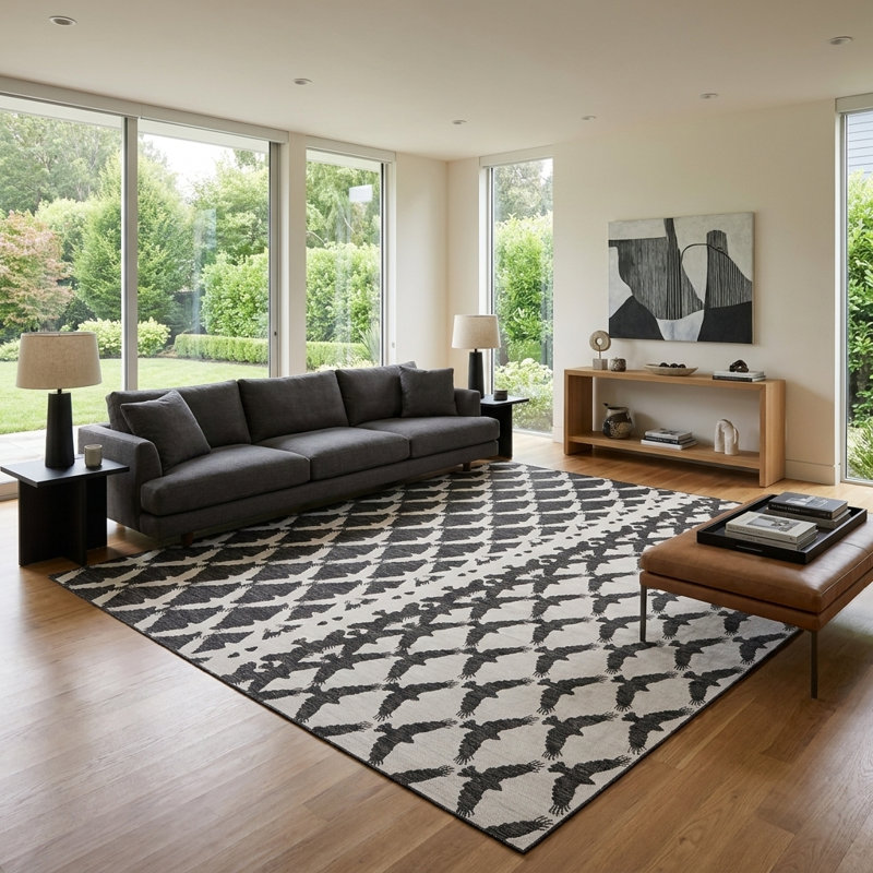 Tapis intérieur / extérieur Axon Hower, Carré 12 pi