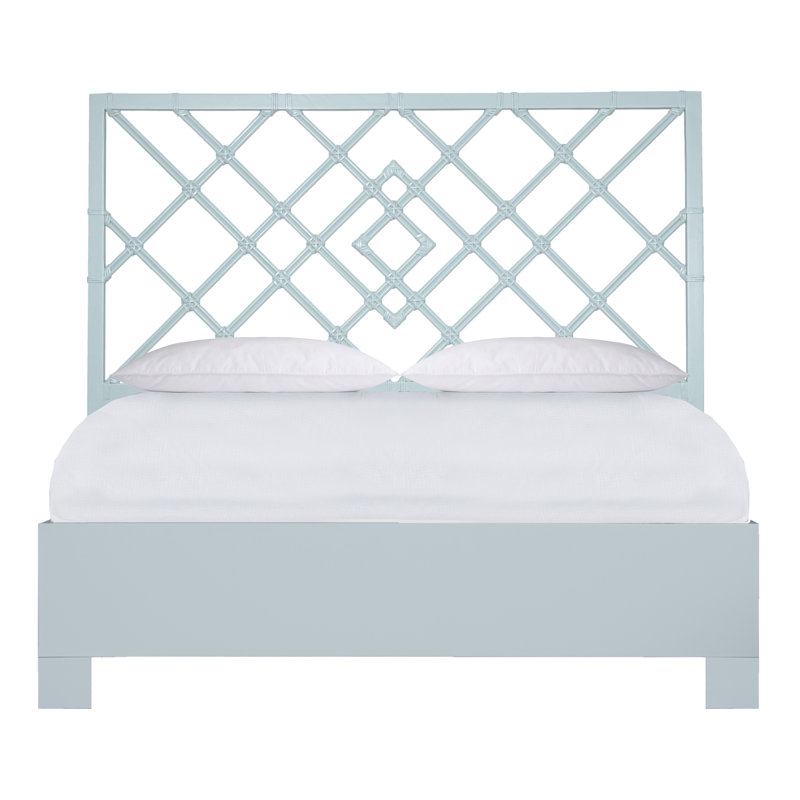 Darien Bed, King, Light Blue
