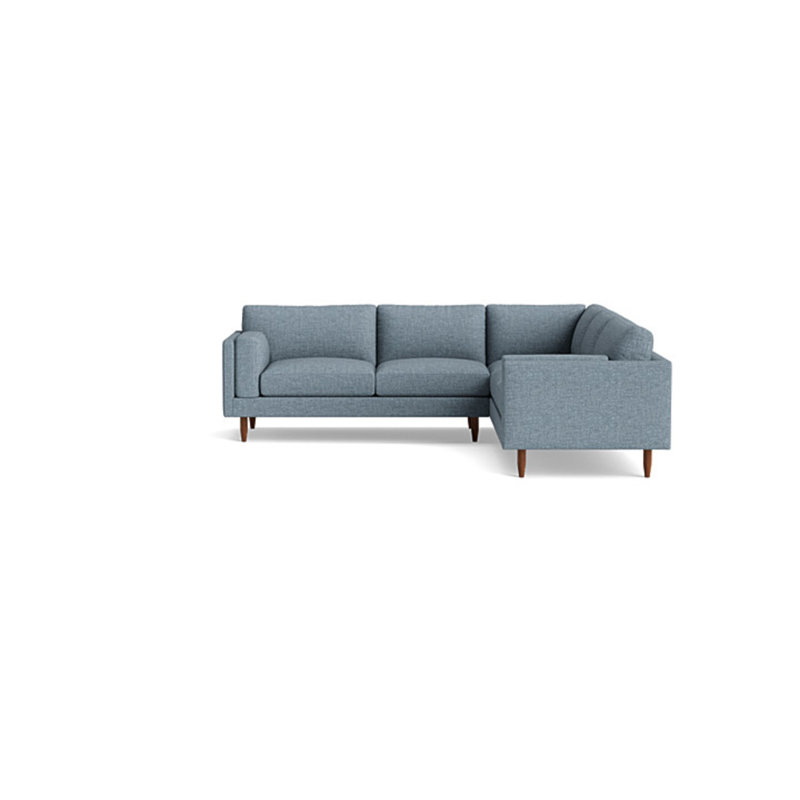 Skinny Fat Sectional, Right Hand Facing, Performance Weave - Carrot