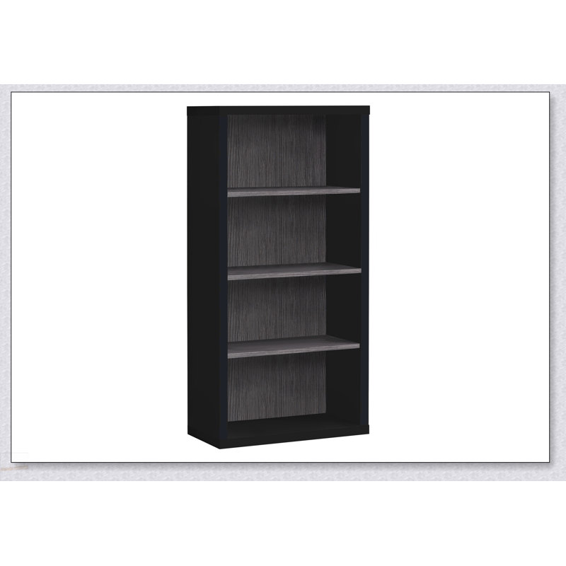 Bibliothèque moderne moderne à 5 niveaux avec grand rangement, parfaite pour l'organisation du bureau et de la chambre à coucher