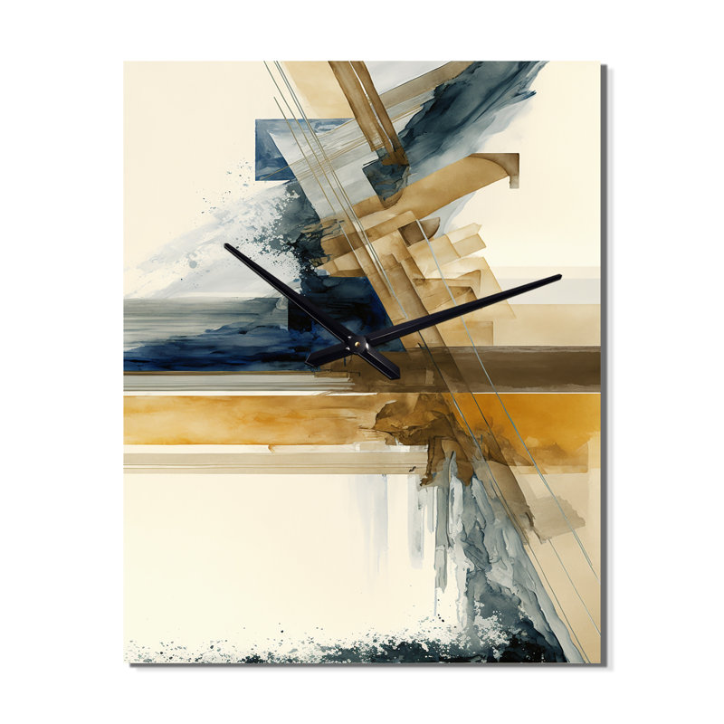Jangro - Horloge murale moderne, H 32 po x l 24 po x P 1 po
