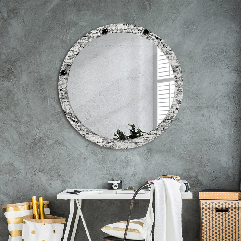 Huldar Glass Flat Wall Mirror