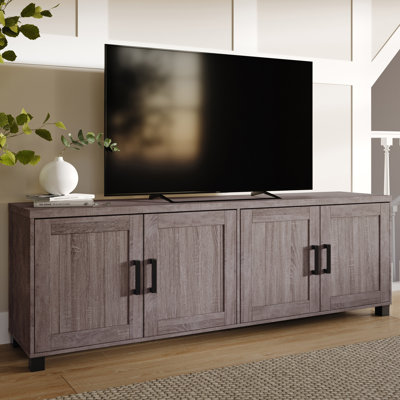 Amalthea 71'' Media Console TV Stand with Doors, for TVs up to 85''