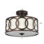Plafonnier semi-encastré 2 lumières 13 po Audre-326283204