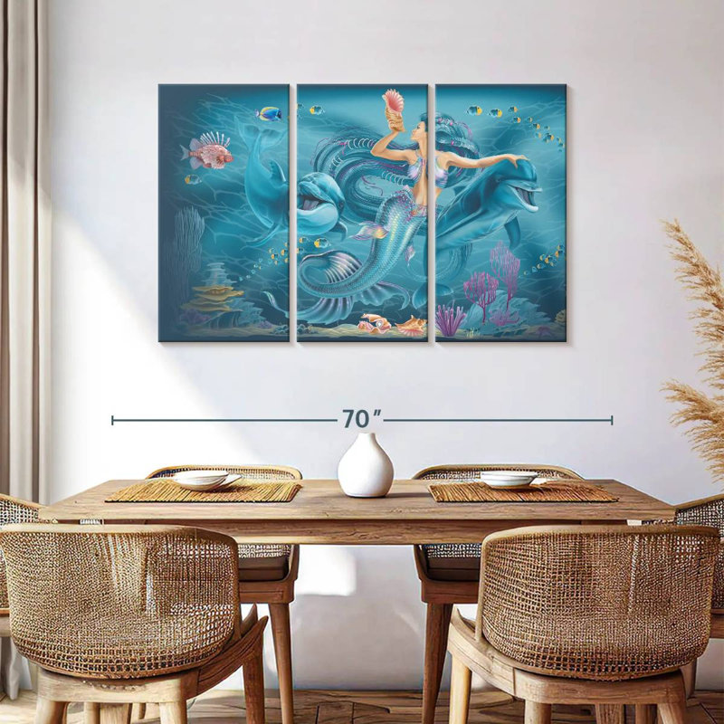 Kelan Singing Mermaid, 36" H x 57" W