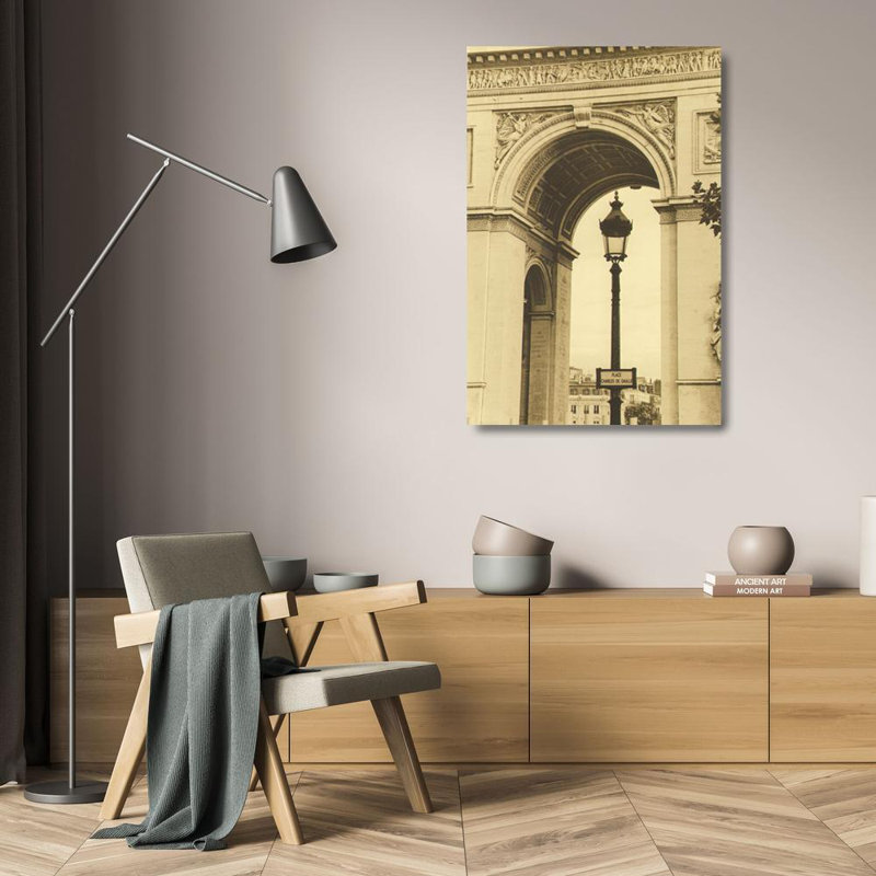 Lamp Inside Arc de Triomphe, 24" H x 16" W